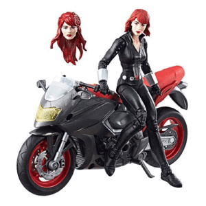 Marvel Legends Series 6-inch Black Widow with Motorcycle