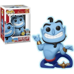 Funko POP! Exclusive Disney Aladdin's Genie with Lamp Glow-in-the-Dark Vinyl Figure