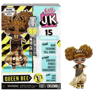 L.O.L. Surprise! J.K. Queen Bee Mini Fashion Doll with 15 Surprises
