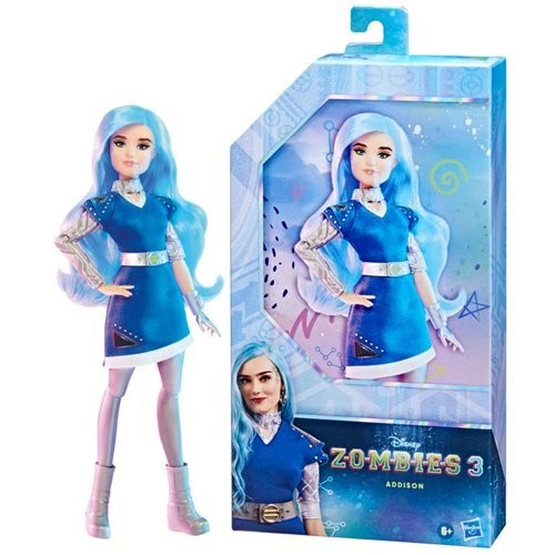 Disney Zombies 3 Addison Fashion Doll - 12-Inch Zombie Doll - NEW 2022